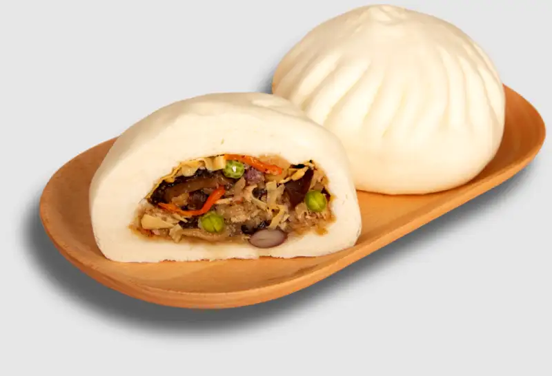 Bánh bao chay thơm ngon, dễ làm trong thực đơn chay đầy đủ dinh dưỡng
