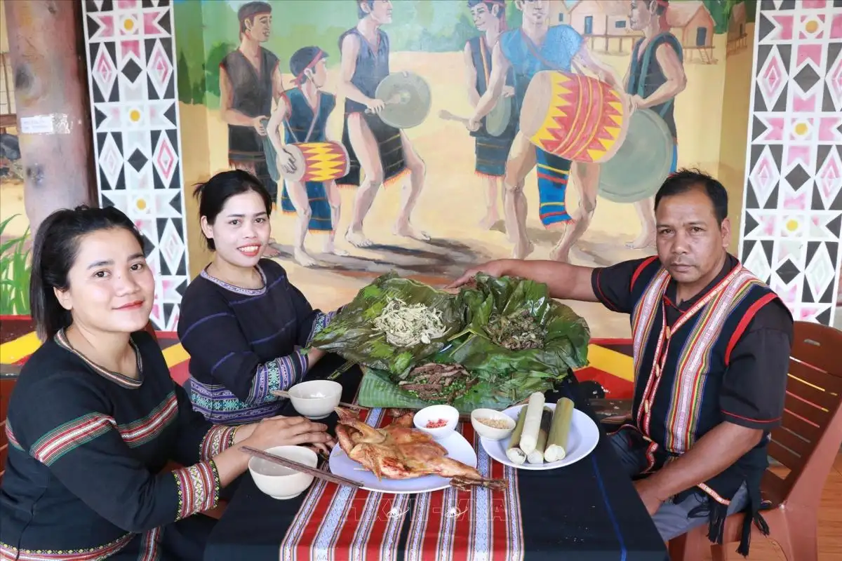 Là món ăn mang ý nghĩa văn hóa tinh thần của người Jrai