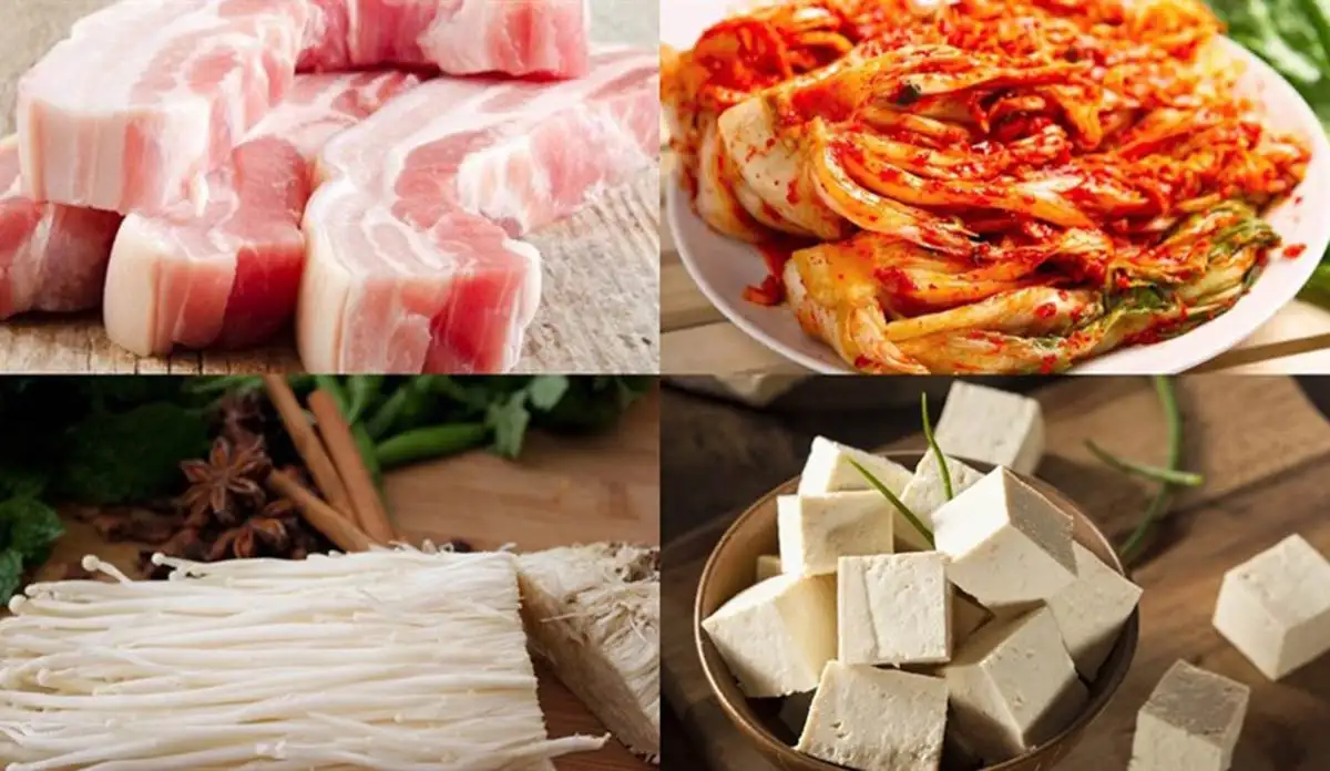 Kim chi là nguyên liệu quan trọng để có một món canh kim chi ngon